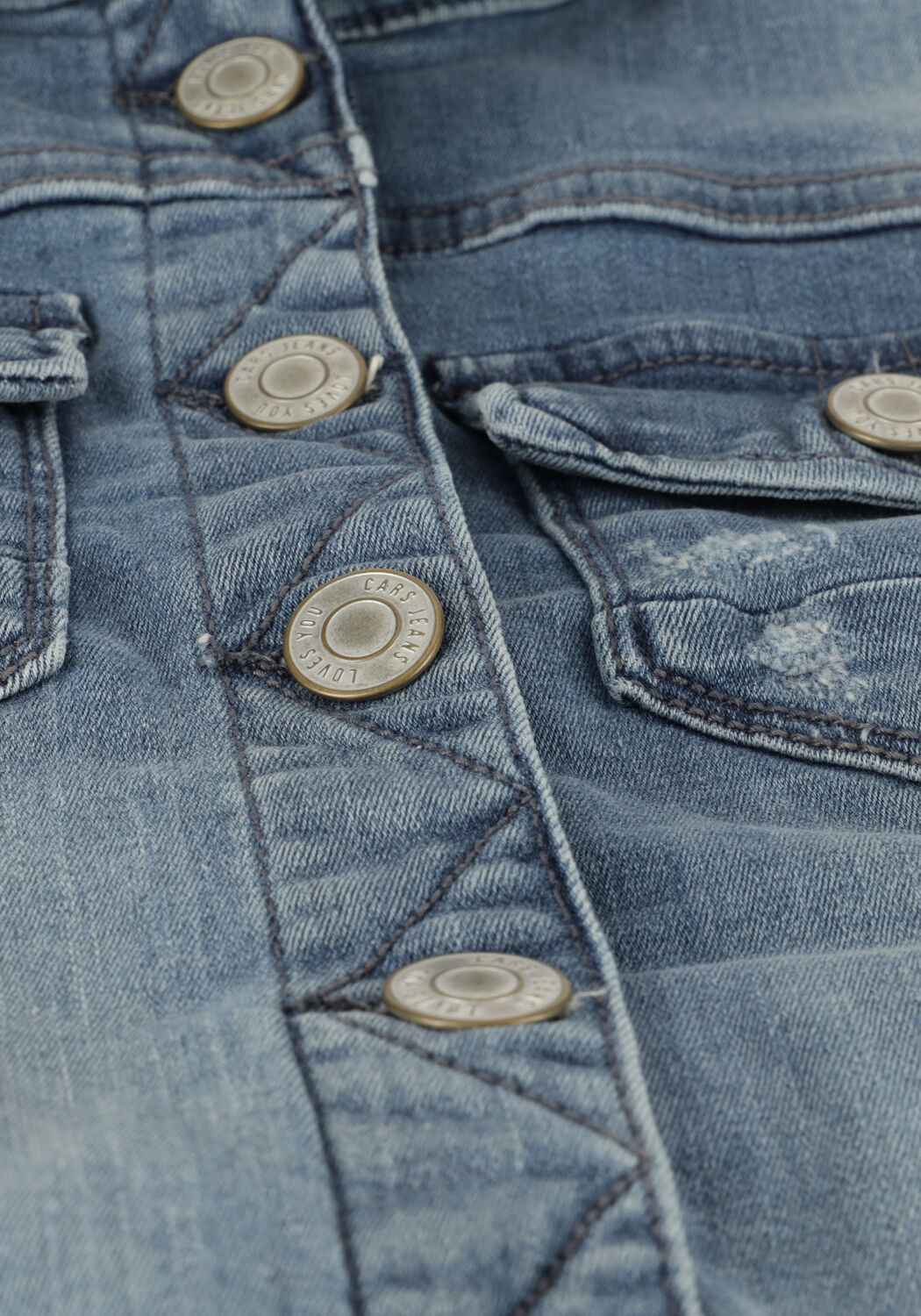 Blaue CARS JEANS Jeansjacke JORINDA - large