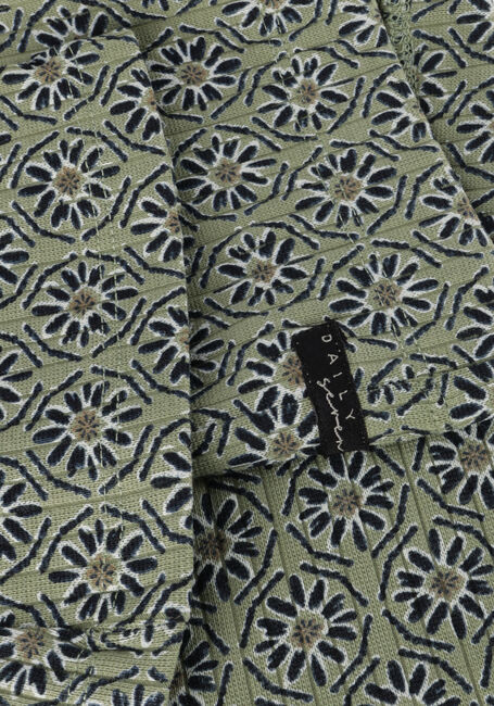 Grüne DAILY7 Schlaghose FLARED FLOWER RIB PANTS - large