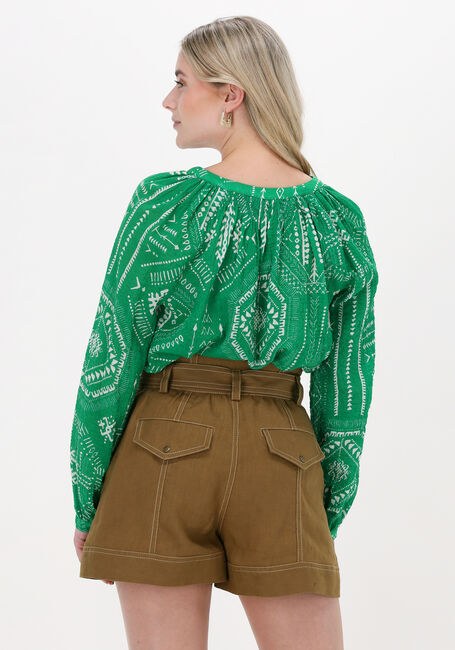Grüne LOUIZON Blusen HEXAG TOP - large