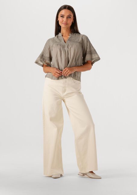 Grüne NEO NOIR Blusen SIAMA S VOILE BLOUSE - large