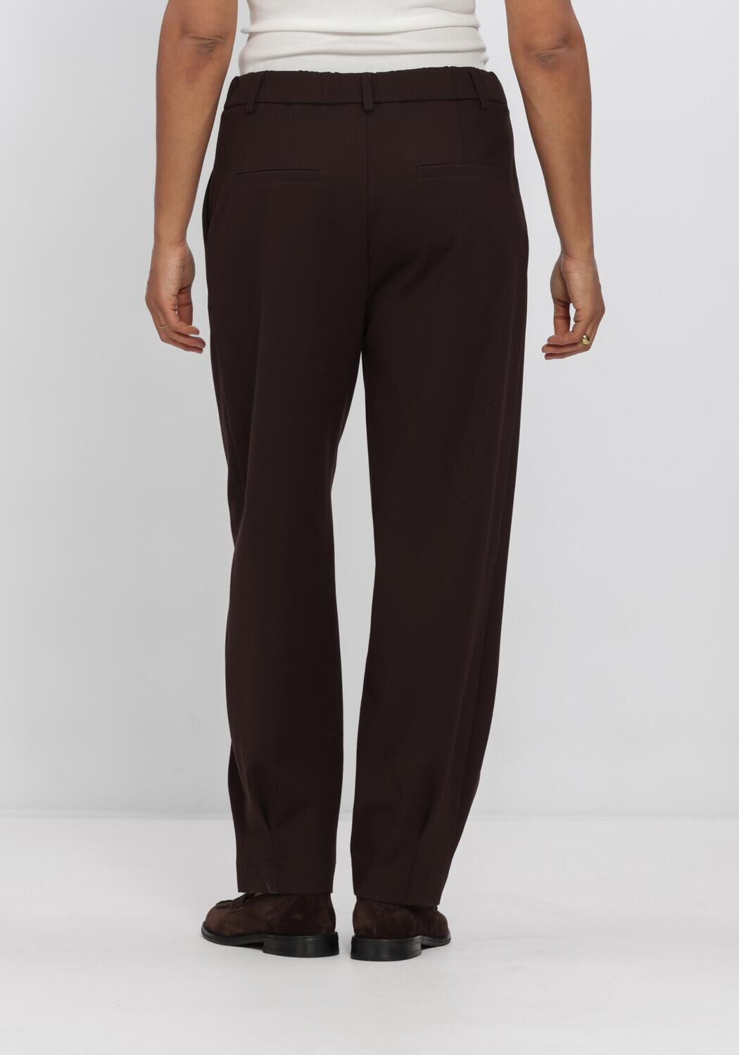 Braune SUMMUM Hose TROUSERS PUNTO MILANO - large
