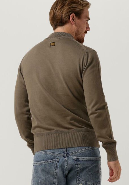 Braune G-STAR RAW Pullover PREMIUM CORE MOCK KNIT - large