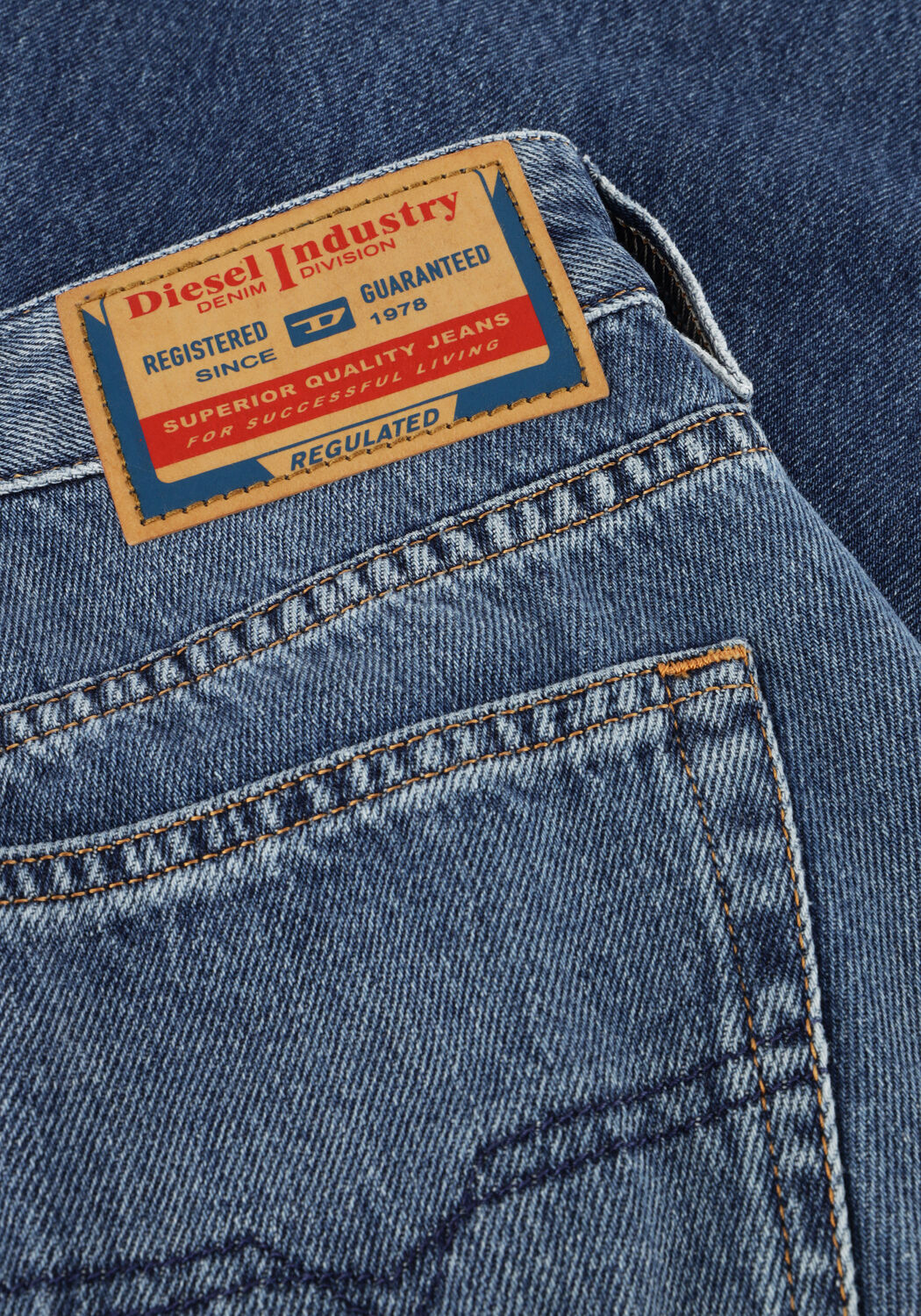 Blaue DIESEL Flared jeans 1970 D-BLEESS - large
