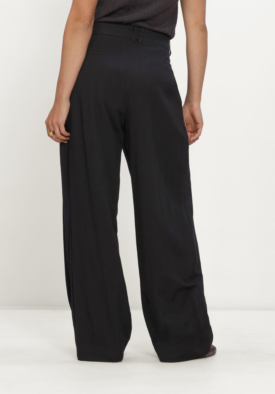 Schwarze COPENHAGEN MUSE Hosen CMTAILYN-PANTS - large