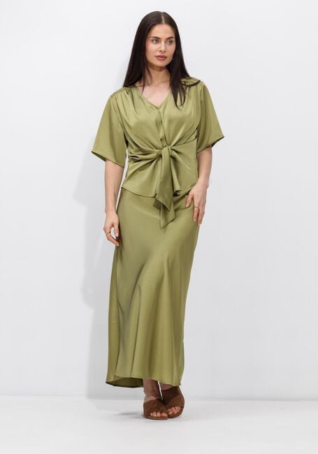 Olive NEO NOIR Maxirock VICKY HEAVY SATEEN SKIRT - large