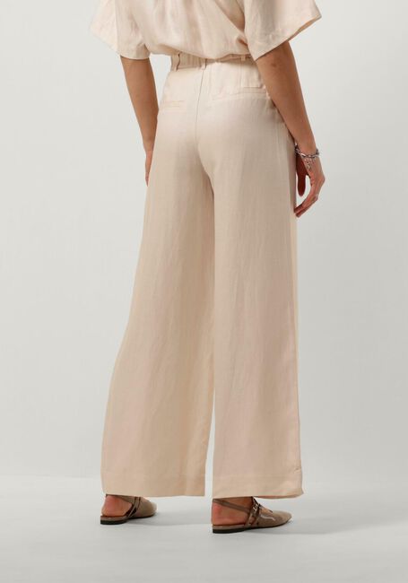 Beige SELECTED FEMME Weite Hose SLFLYRA HW WIDE LINEN PANT - large