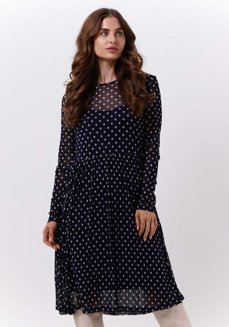Dunkelblau LOLLYS LAUNDRY Midikleid LYDIA DRESS - large
