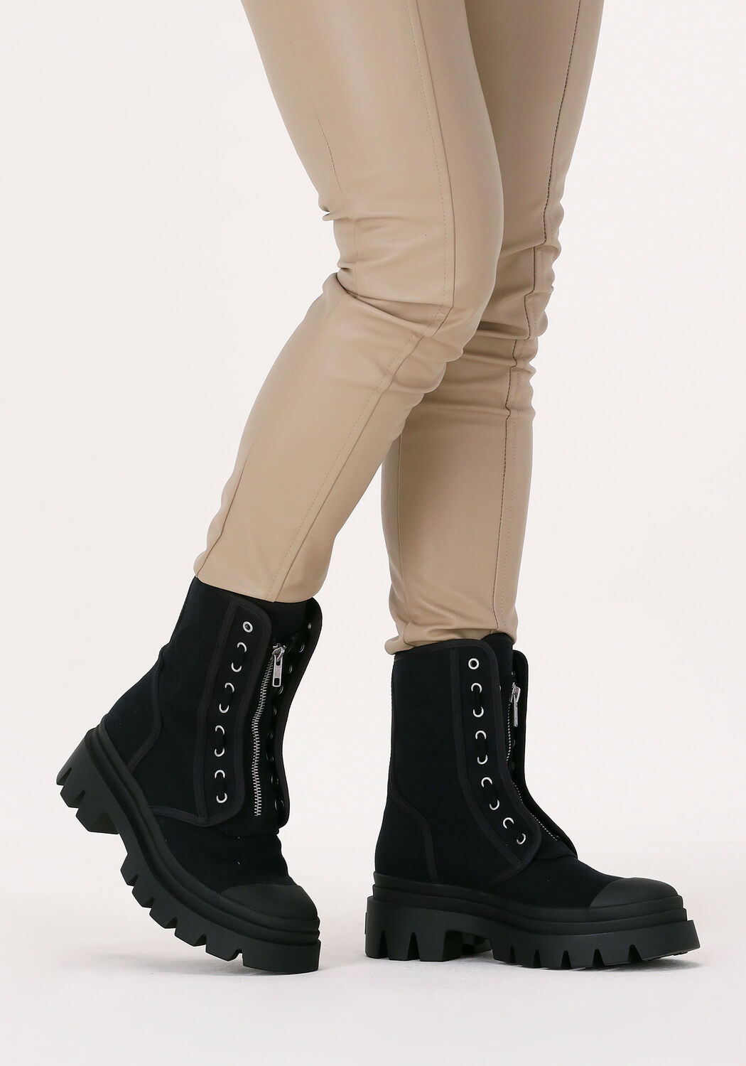 Schwarze ASH Schn&uuml;rboots PHOENIX BOOTS - large