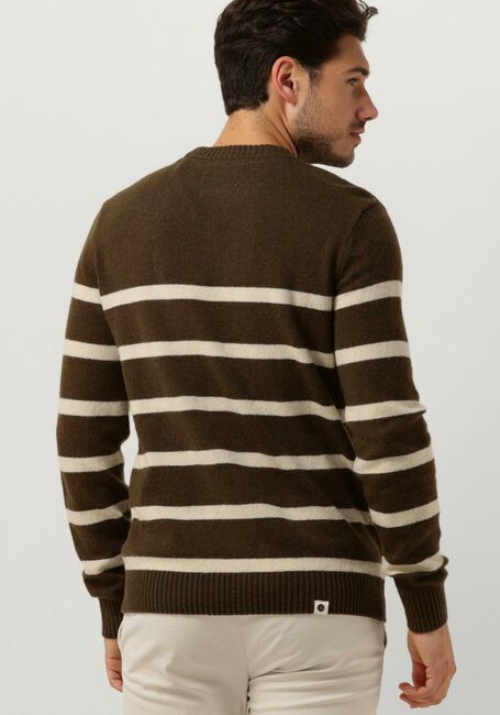Dunkelgrün ANERKJENDT Pullover AKRICO STRIPE LAMBSWOOL - large
