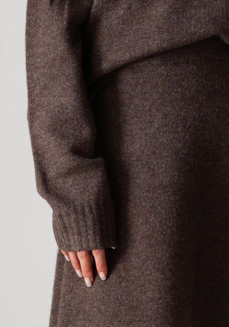 Braune NEO NOIR Minirock GISA KNIT SKIRT - large