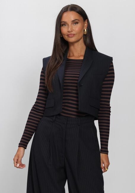 Dunkelblau BY-BAR Blazer BOBI PINSTRIPE GILET - large