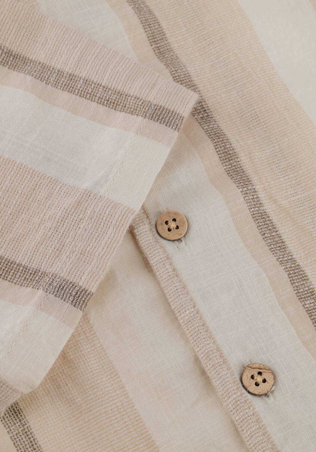 Creme LIL' ATELIER Casual-Oberhemd NMMFIBERT SS LOOSE SHIRT LIL - large