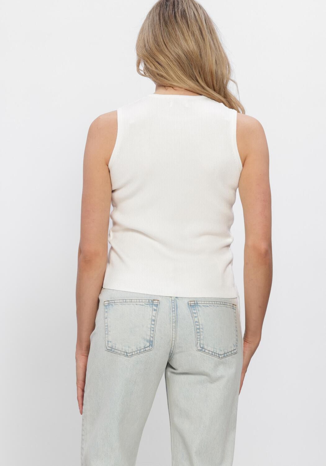 Wei&szlig;e ENVII Top ENYARA SL KNIT 7231 - large