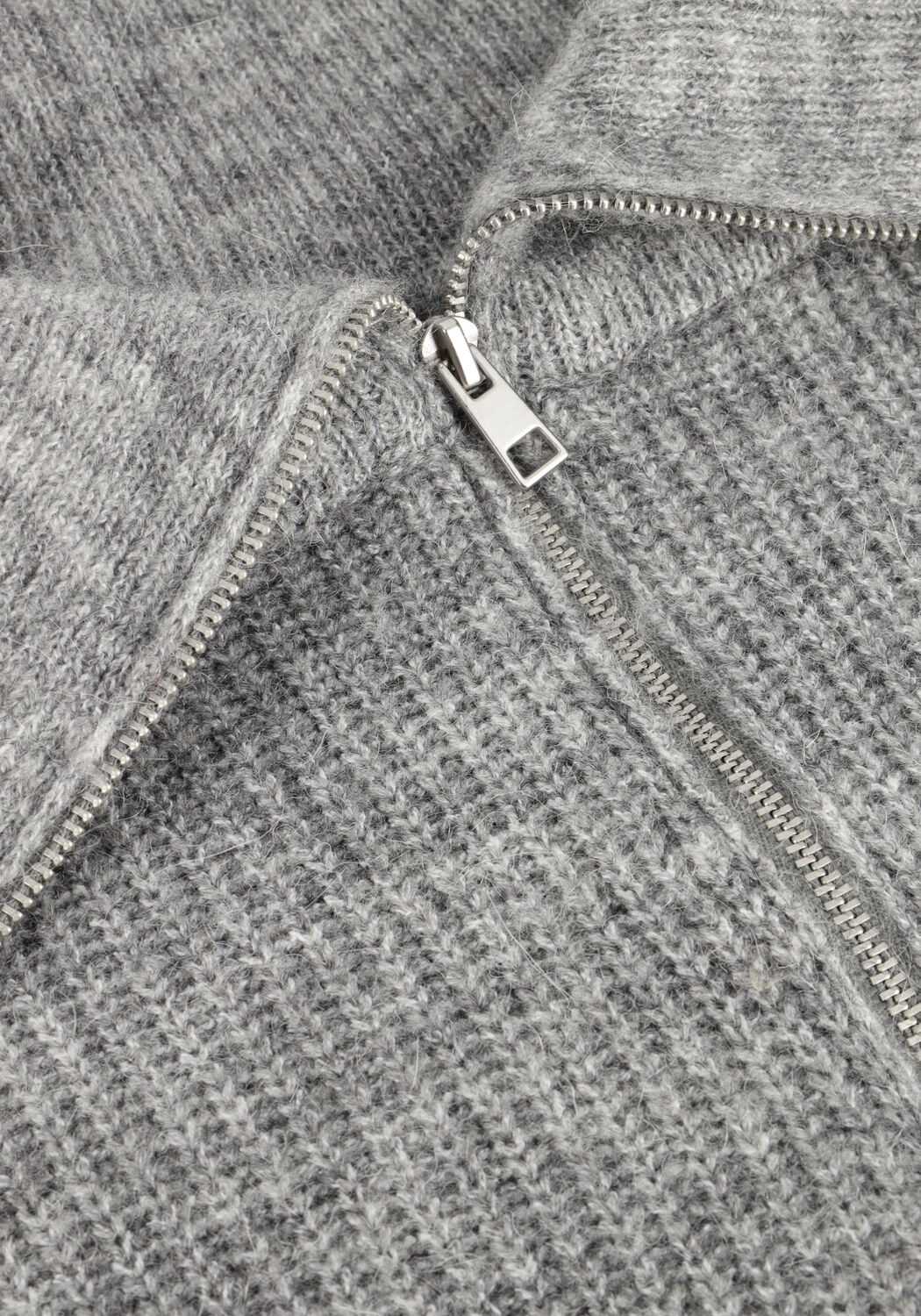Graue MSCH COPENHAGEN Pullover MSCHGYTTA ZIP PULLOVER - large