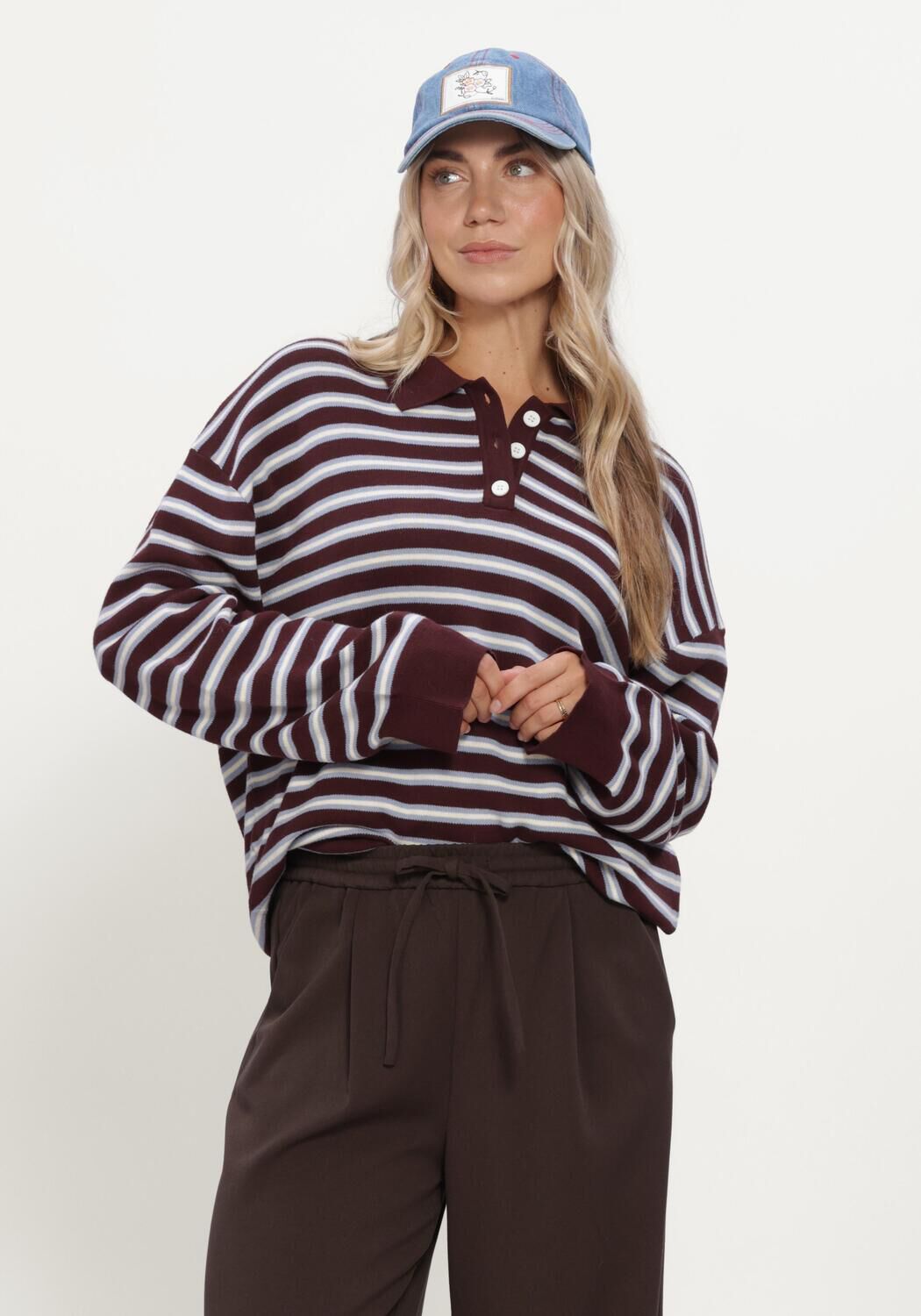 Bordeaux BOII STUDIOS Pullover ADANNE - large