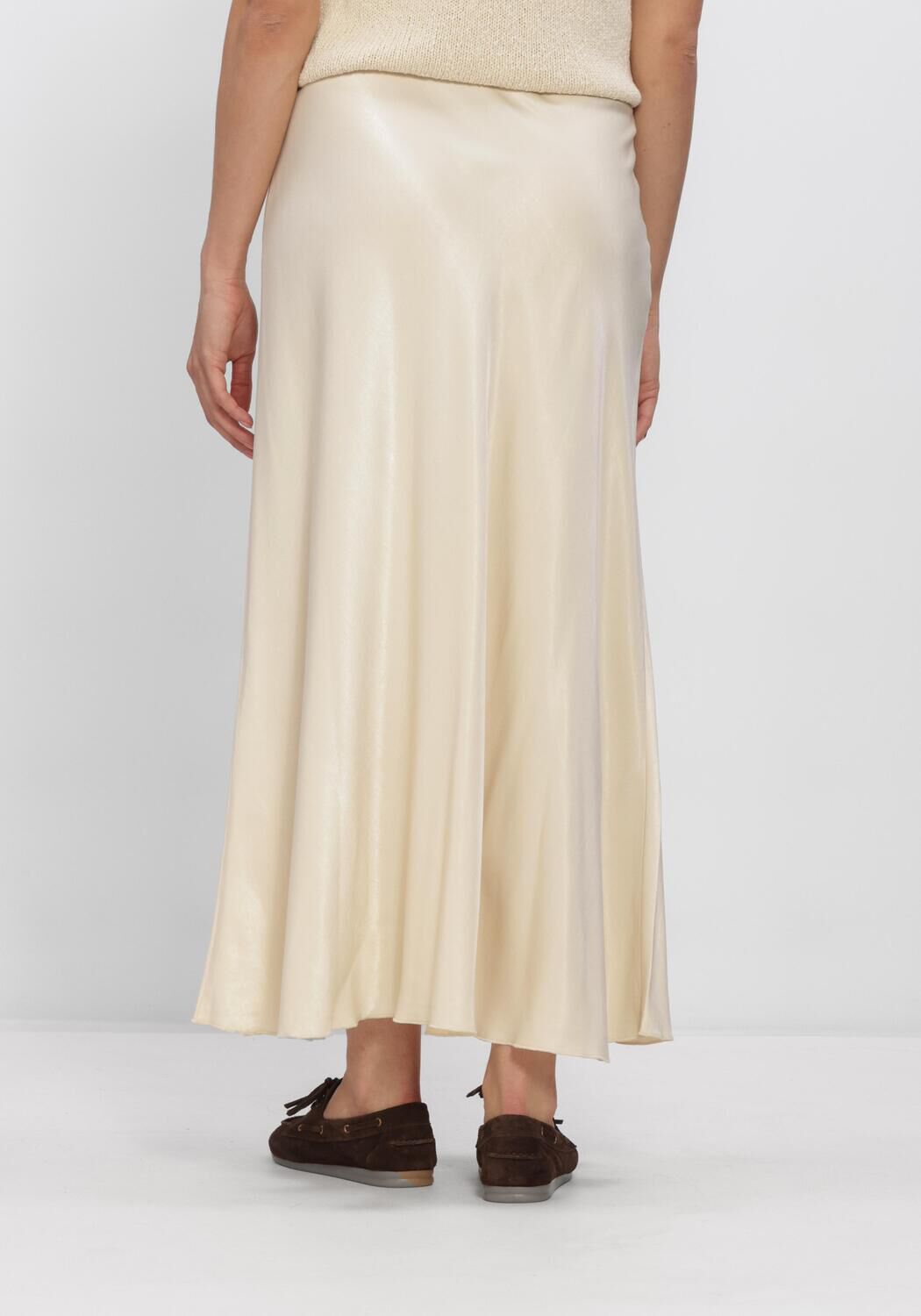 Beige MSCH COPENHAGEN Midirock MSCHNICOLETTE ULLAS SKIRT - large