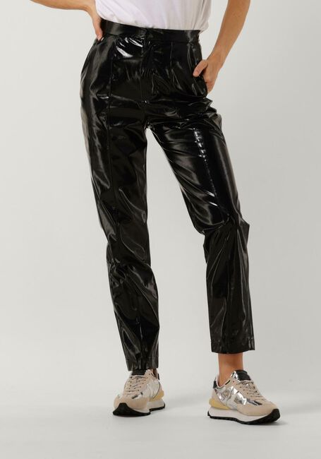 Schwarze ALIX THE LABEL Hose LACQUER PANTS - large