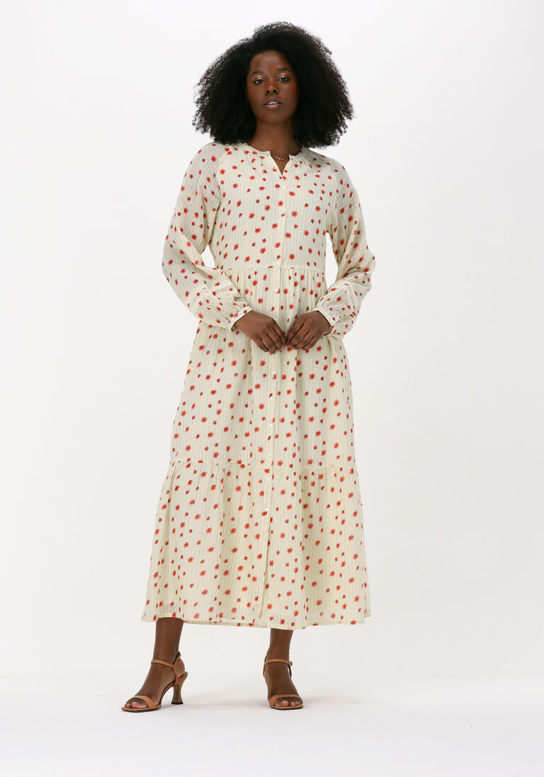 creme pom amsterdam maxikleid flower poms dress