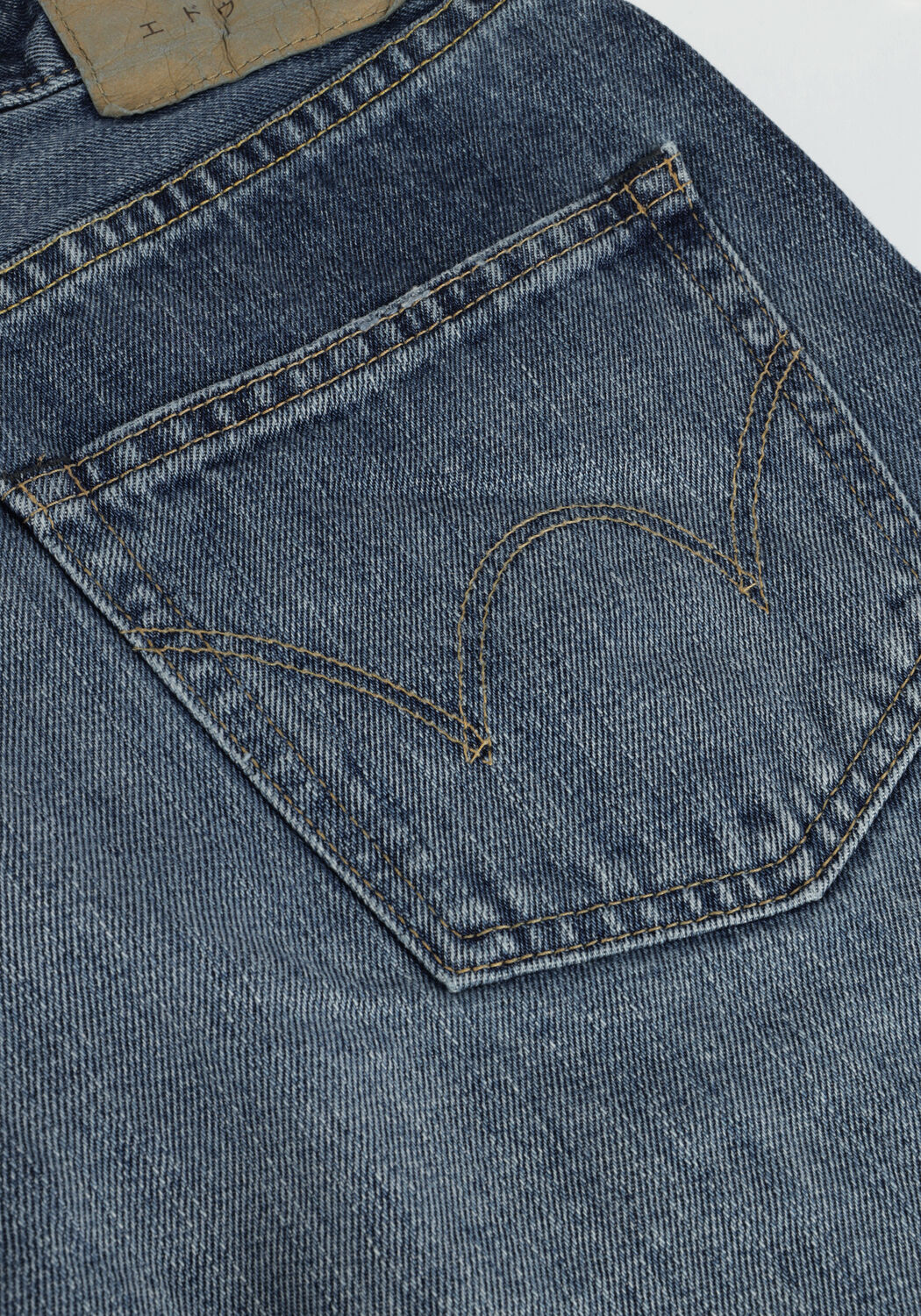 Blaue EDWIN Straight leg jeans REGULAR TAPERED KURABO - large