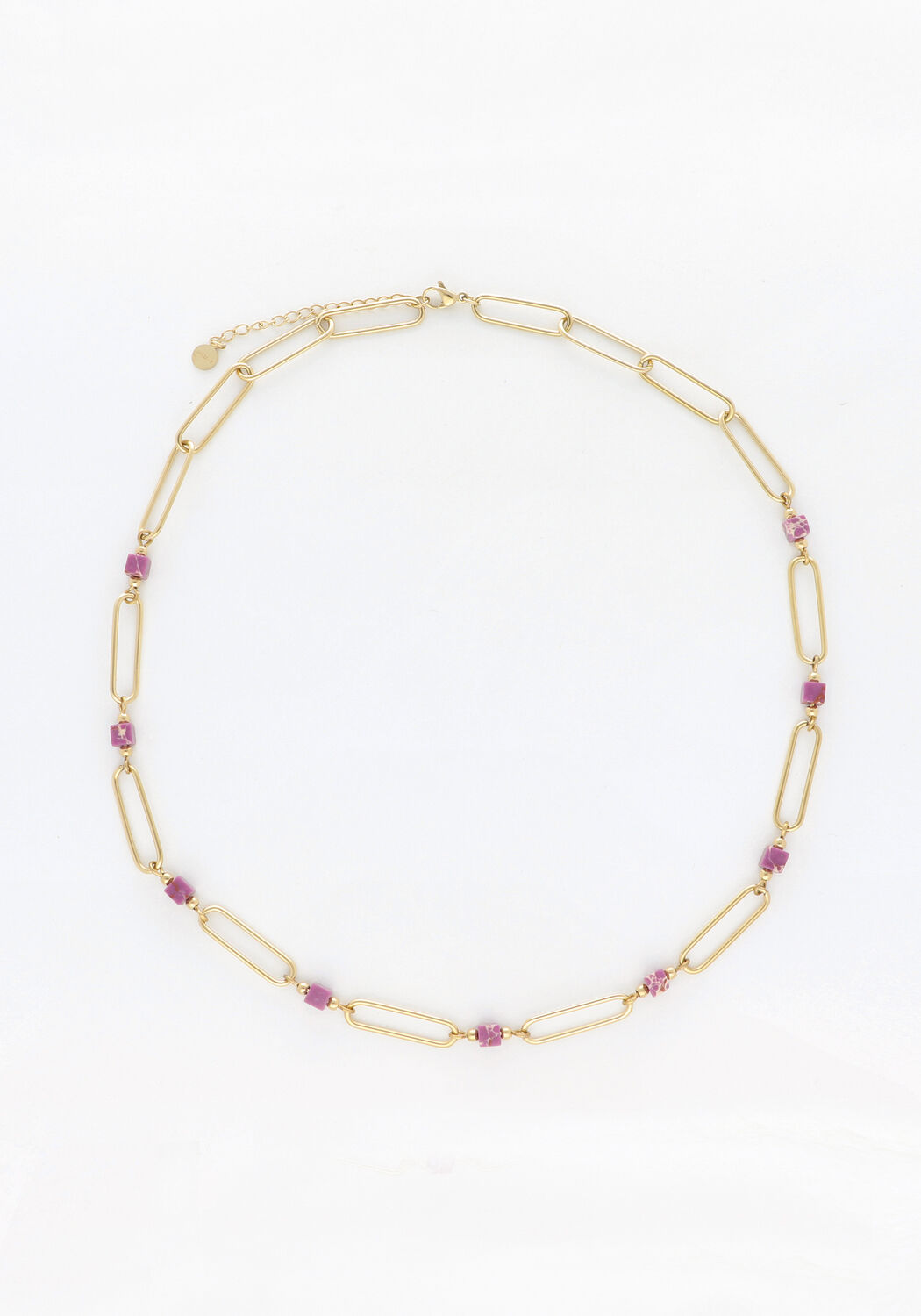 Goldfarbig NOTRE-V Kette OMSS23-014