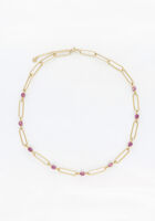Goldfarbig NOTRE-V Kette OMSS23-014 - medium