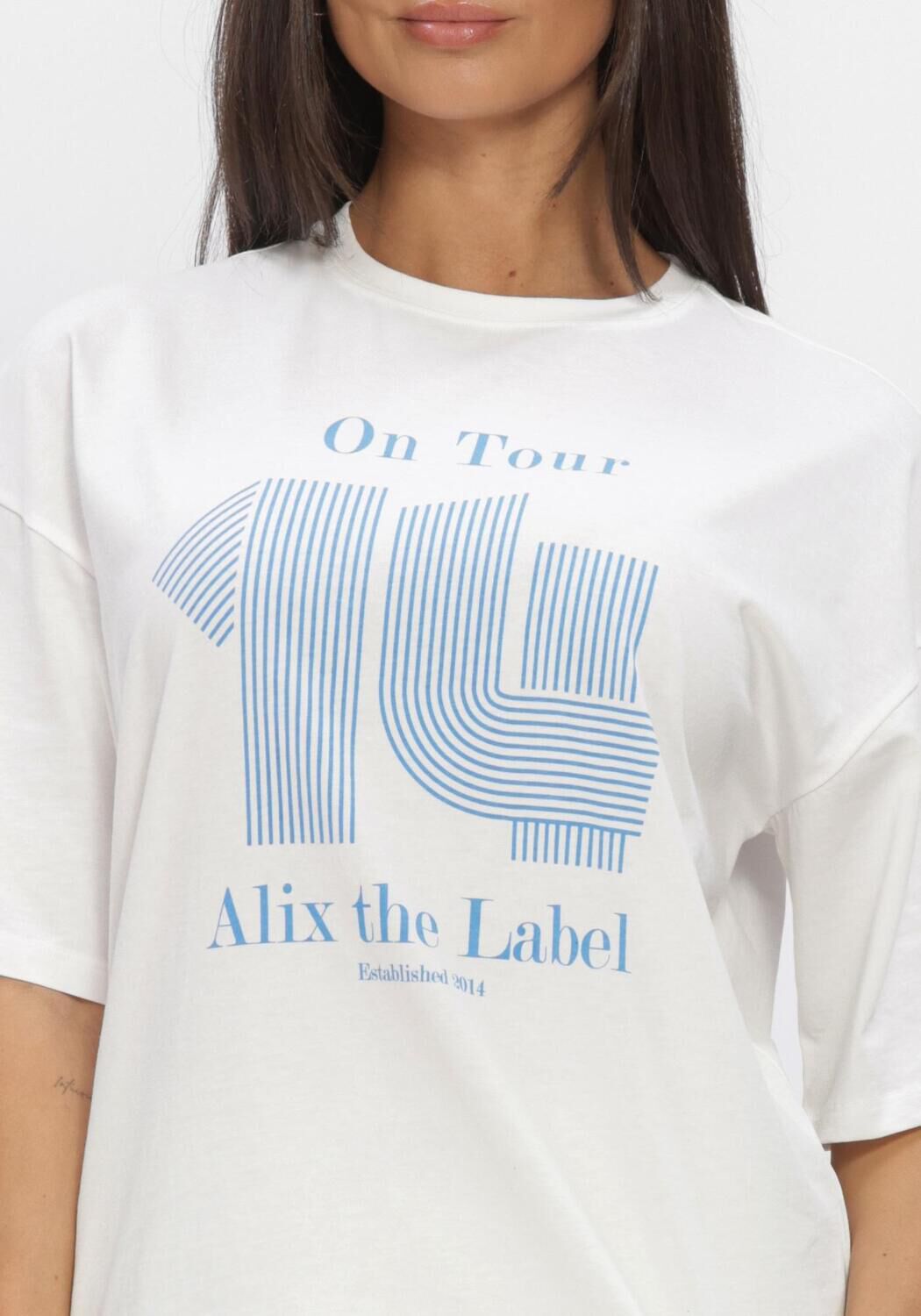 Wei&szlig;e ALIX THE LABEL T-shirt LADIES KNITTED T SHIRT - large