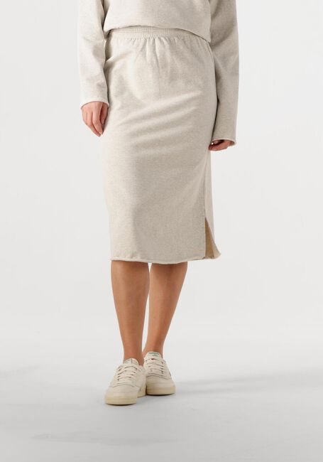Beige PENN & INK Midirock SKIRT - large
