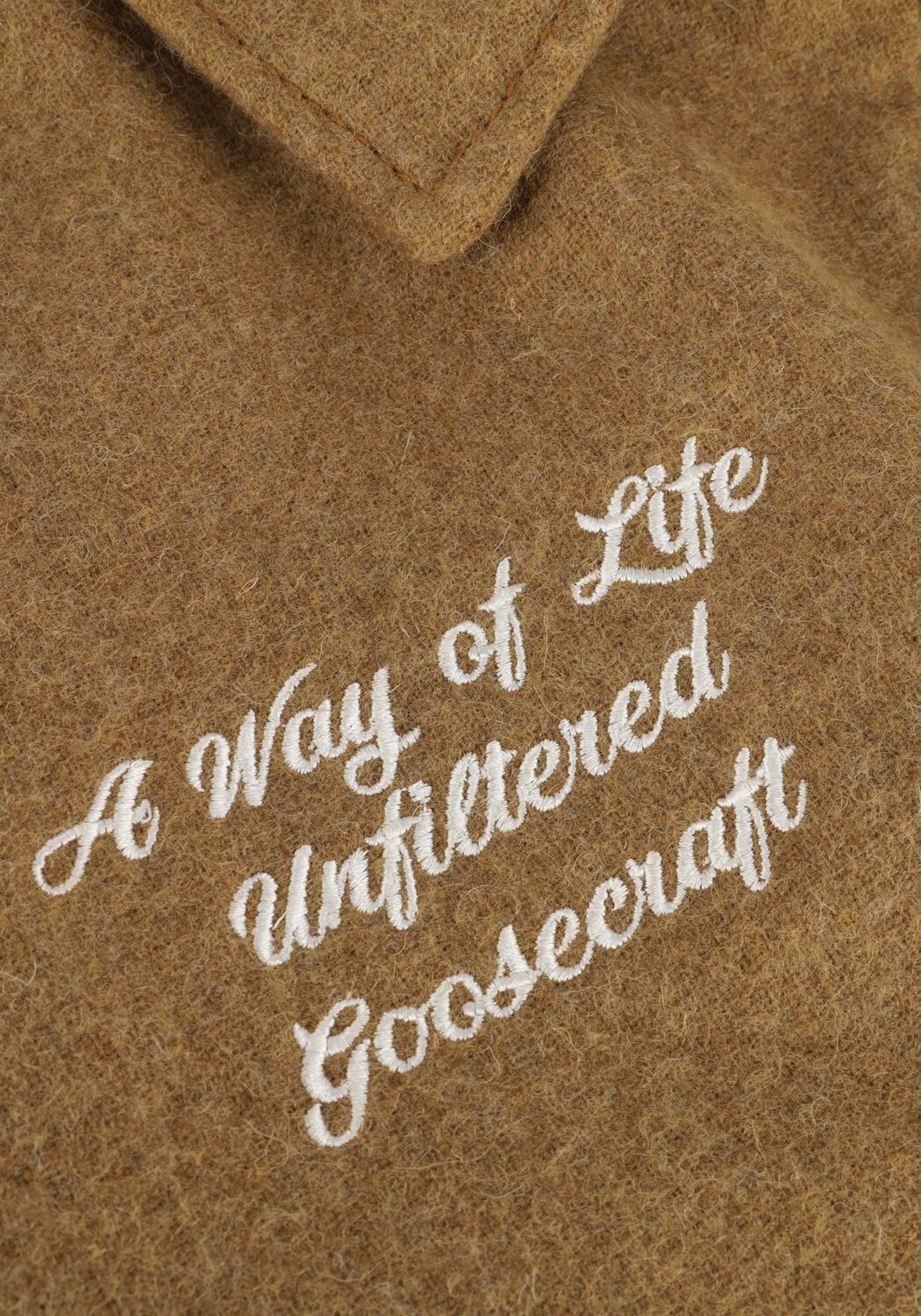 Braune GOOSECRAFT Jack GC VARSITY JACKET - large