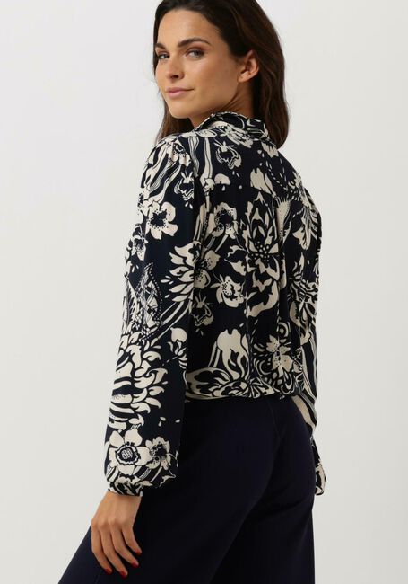 Blaue VANILIA Blusen SWIRL BLOUSE - large