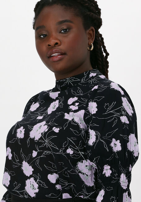 Schwarze MSCH COPENHAGEN Top LORINA MOROCCO LS TOP - large