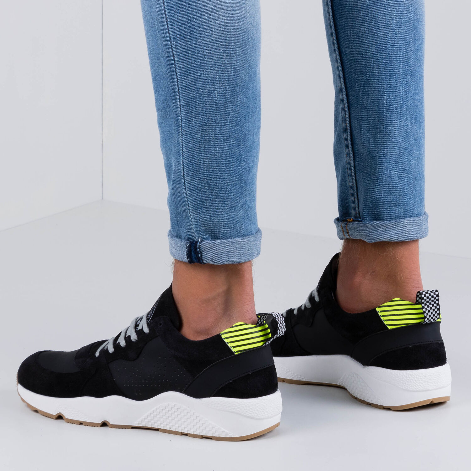 Schwarze P448 Sneaker Low ALEX - large