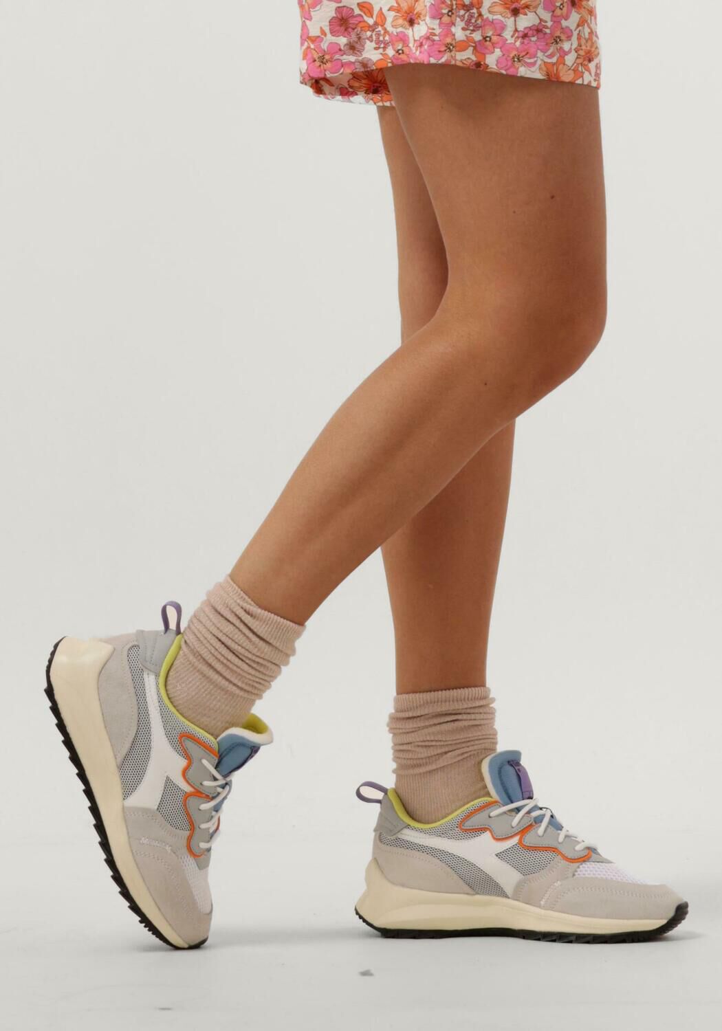 Wei&szlig;e DIADORA Sneaker Low JOLLY SUEDE MESH WOMAN - large