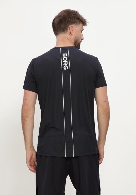 Schwarze BJORN BORG T-shirt ACE LIGHT T-SHIRT - large