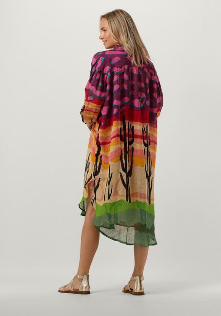 Mehrfarbige/Bunte MES DEMOISELLES Midikleid SHIRT SEMIVOLE - large