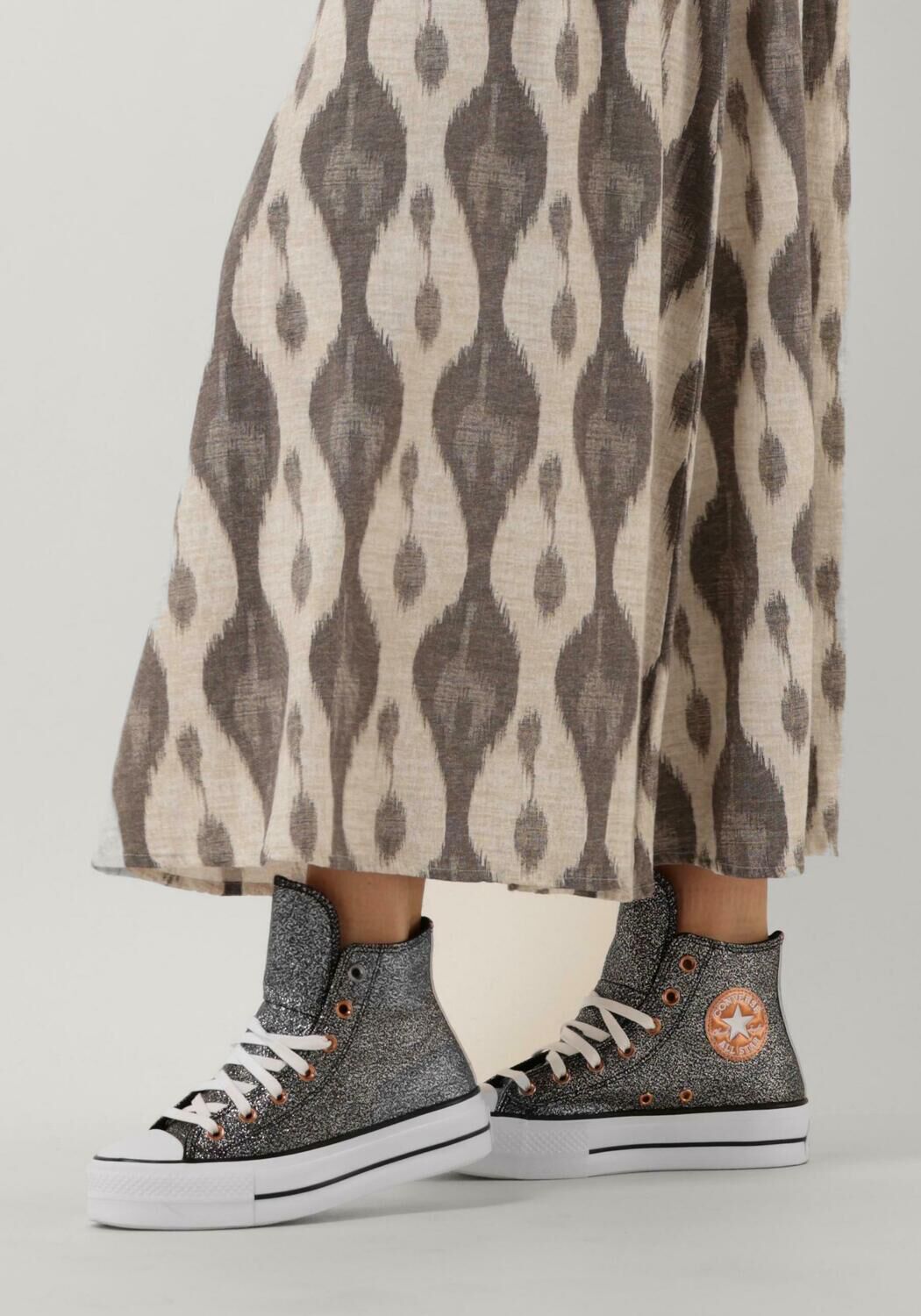 Silberne CONVERSE Sneaker High CHUCK TAYLOR ALL STAR LIFT HI - large