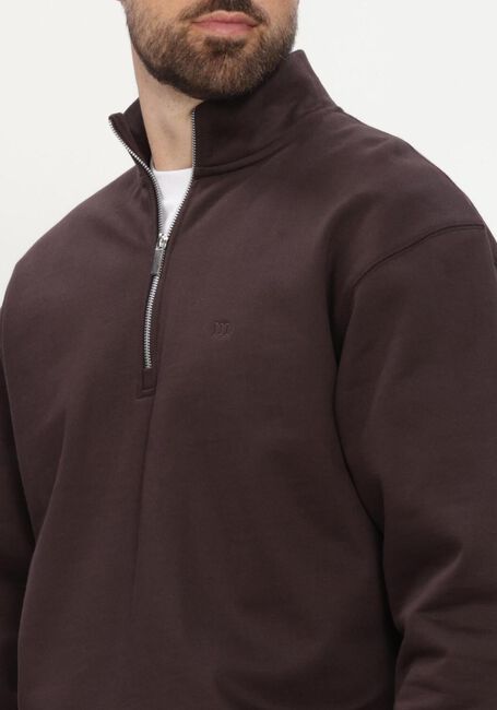 Braune MACED Sweatshirt M-ALVIN - large