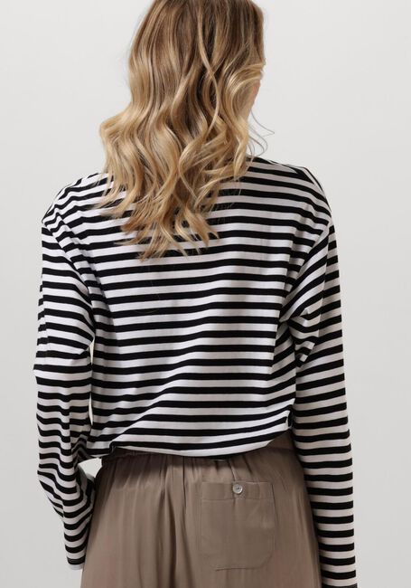 Weiße SOEURS DE PROVENCE Langarmshirts EVE TEE STRIPED - large