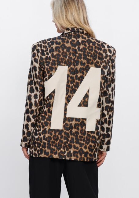 Mehrfarbige/Bunte ALIX THE LABEL Blazer LADIES WOVEN BIG 2014 ANIMAL BLAZER - large