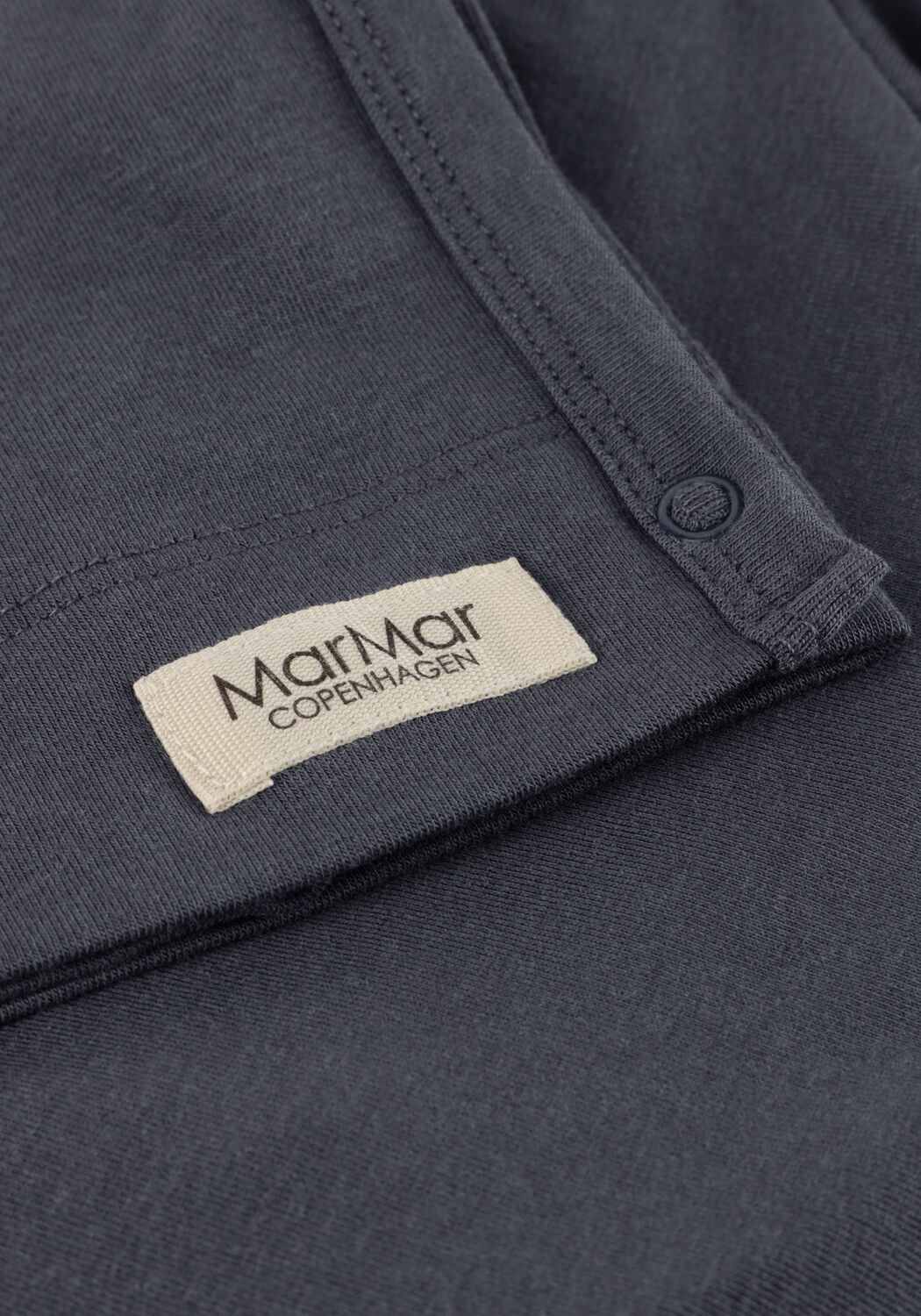 Dunkelgrau MARMAR COPENHAGEN T-shirt TUT WRAP LS - large