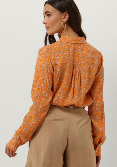 Orangene MODSTRÖM Bluse CORINNA MD PRINT SHIRT - large