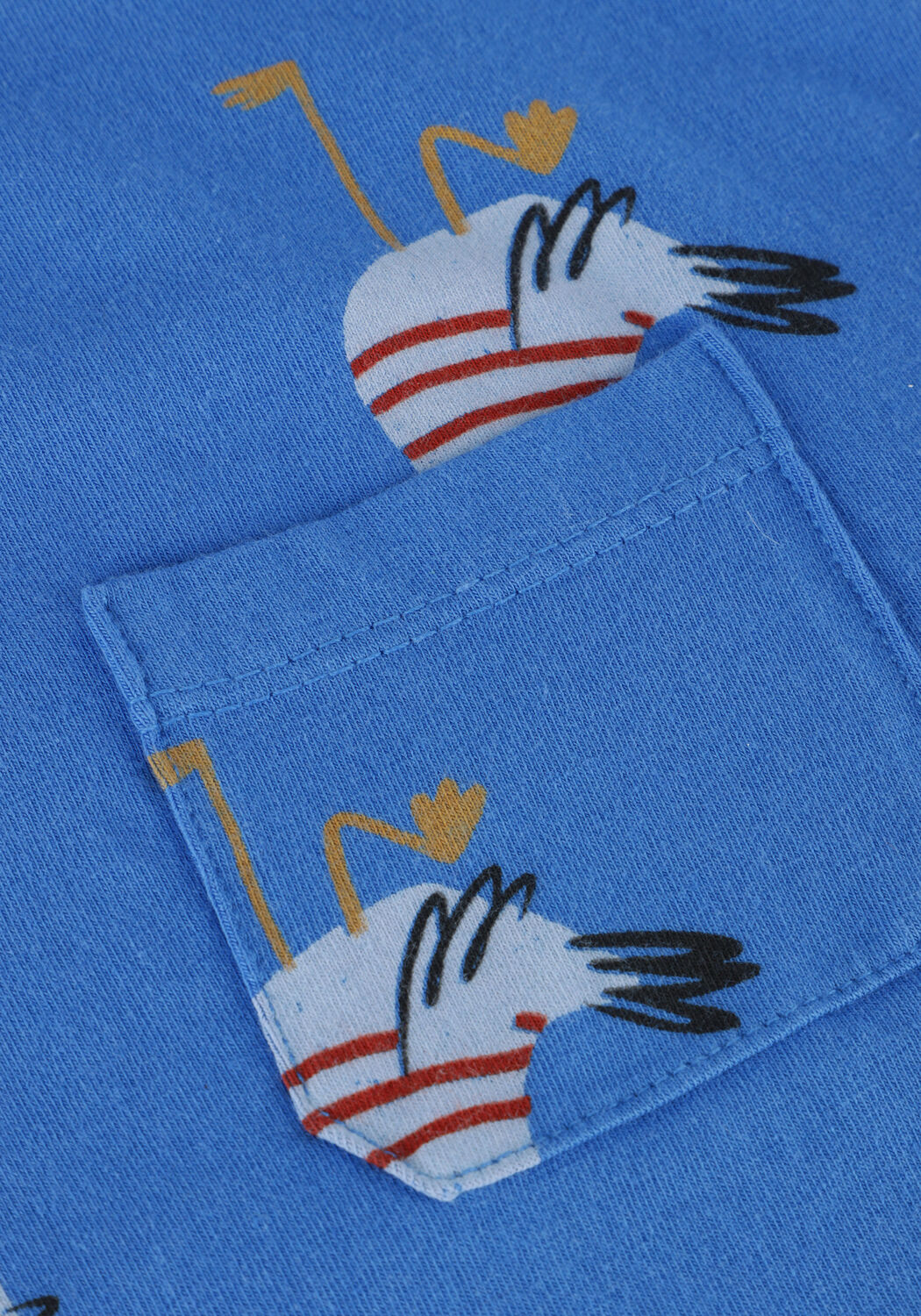 Blaue L&Ouml;TIEKIDS T-shirt S25-209-18 - large