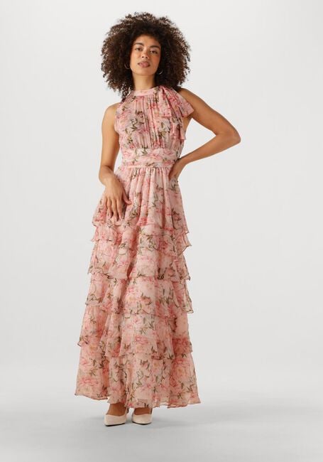 Hell-Pink NEO NOIR Maxikleid MARLI FLOWER CHIFFON DRESS - large