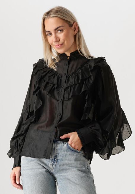 Schwarze AAIKO Blusen DARIA TEN 244 - large