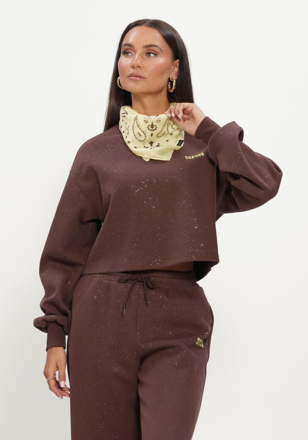 Braune HARPER & YVE Sweatshirt DARCY-SW - large