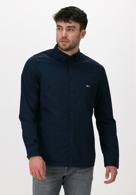 Dunkelblau TOMMY JEANS Casual-Oberhemd TJM ESSENTIAL LIGHT TWILL SHIRT - large