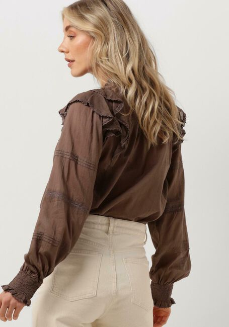 Braune NEO NOIR Blusen SIMKIE S VOILE BLOUSE - large