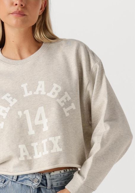 Hellgrau ALIX THE LABEL Pullover LADIES KNITTED SOFT SWEATER - large