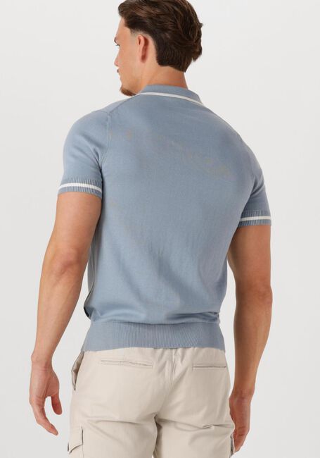 Blaue SAINT STEVE Polo-Shirt SIEM - large