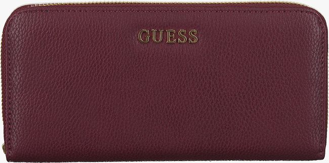 Rote GUESS Portemonnaie TULIP LARGE ZIP AROUND - large