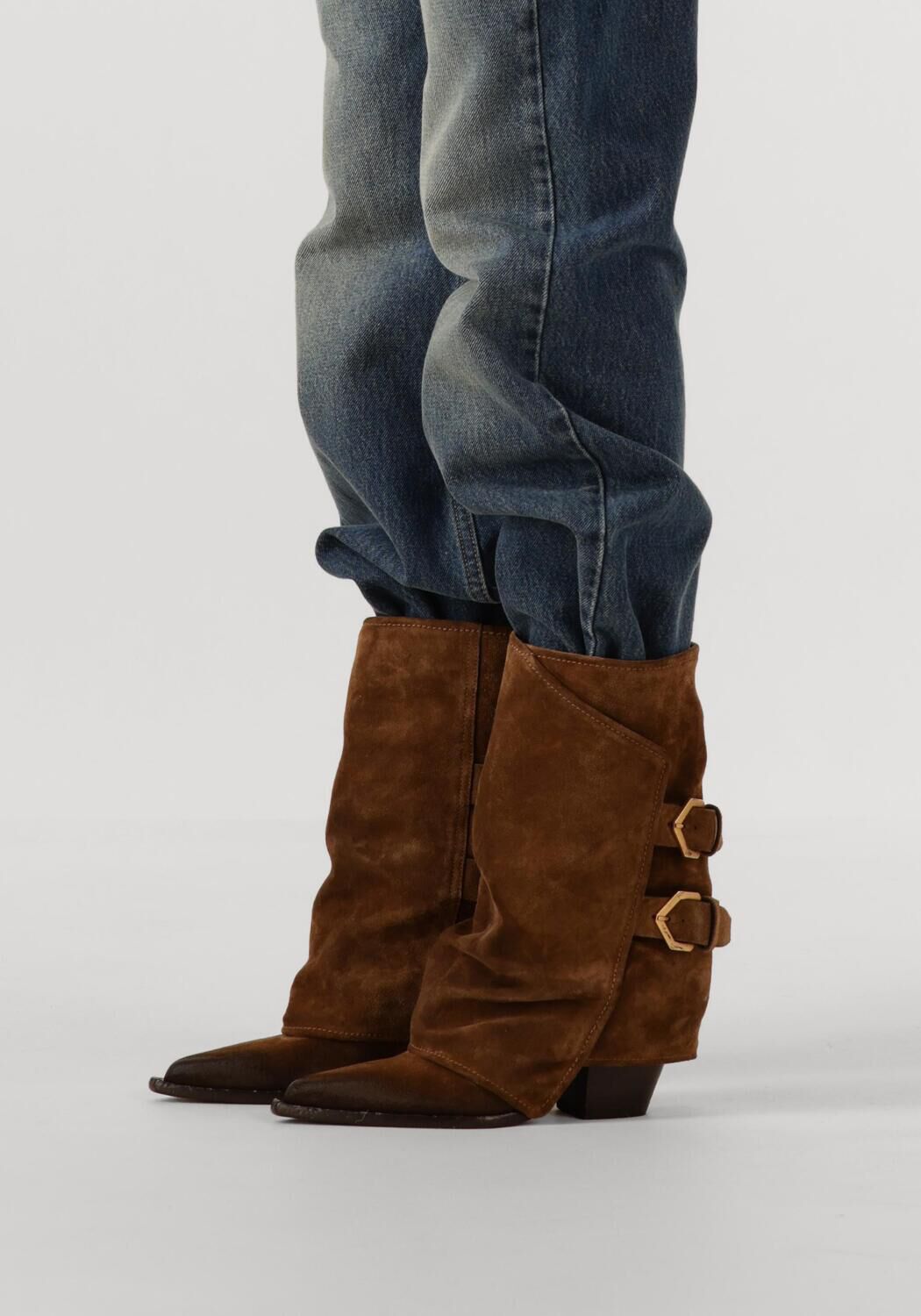 Braune STRATEGIA Hohe Stiefel E-4491 - large